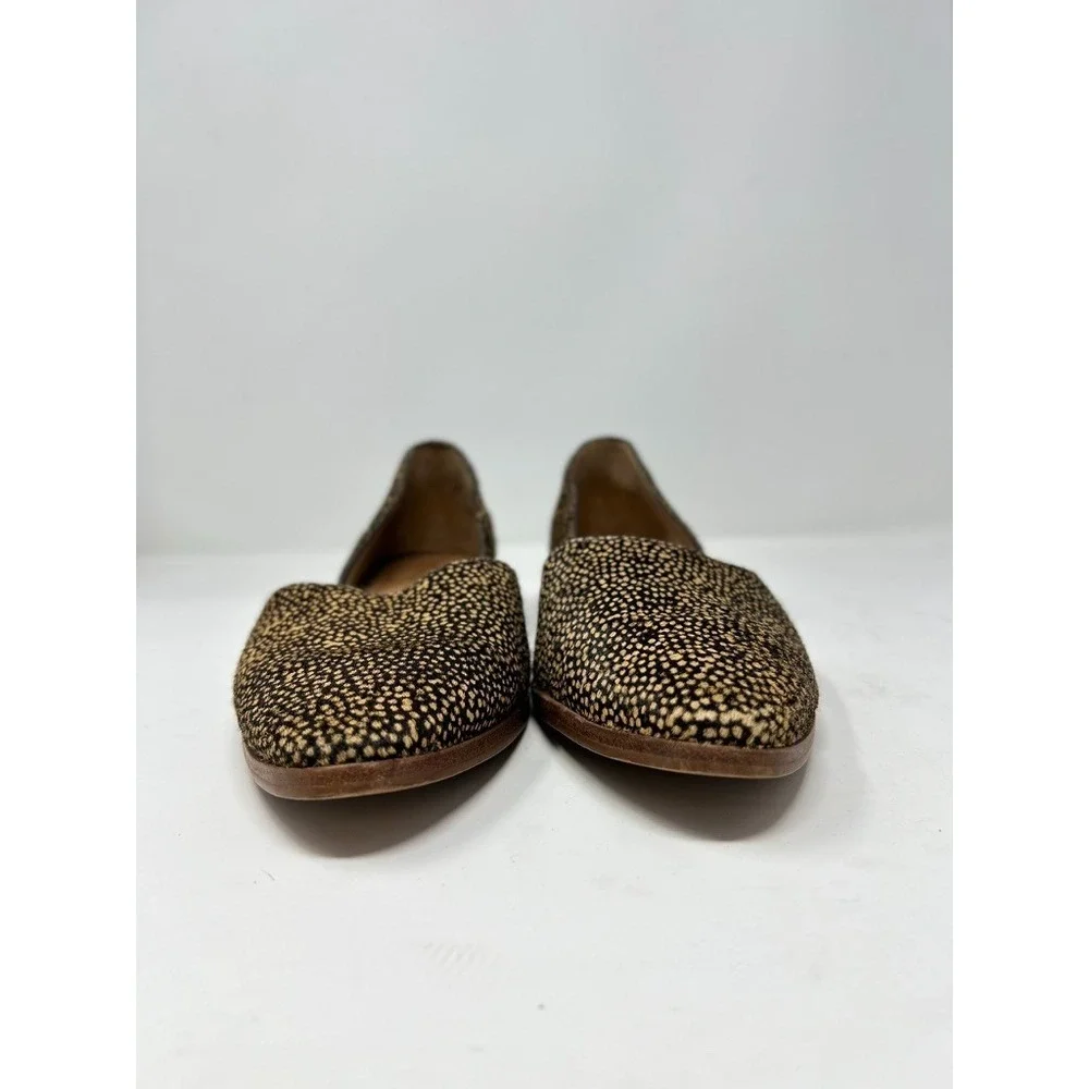 Madewell Marisa D'orsay Flat in Spotted Calf Hair Sz‎ 7